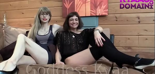  Stroke Your Tiny Penis for Goddess Kyaa and Janey Jones JOI